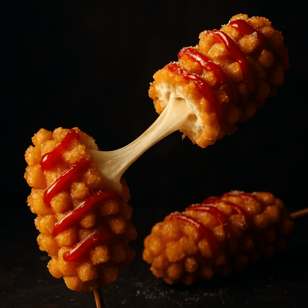 Korean Cheese Corn Dogs