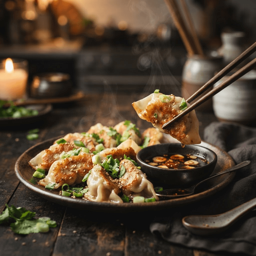 Crispy Chili Oil Dumplings