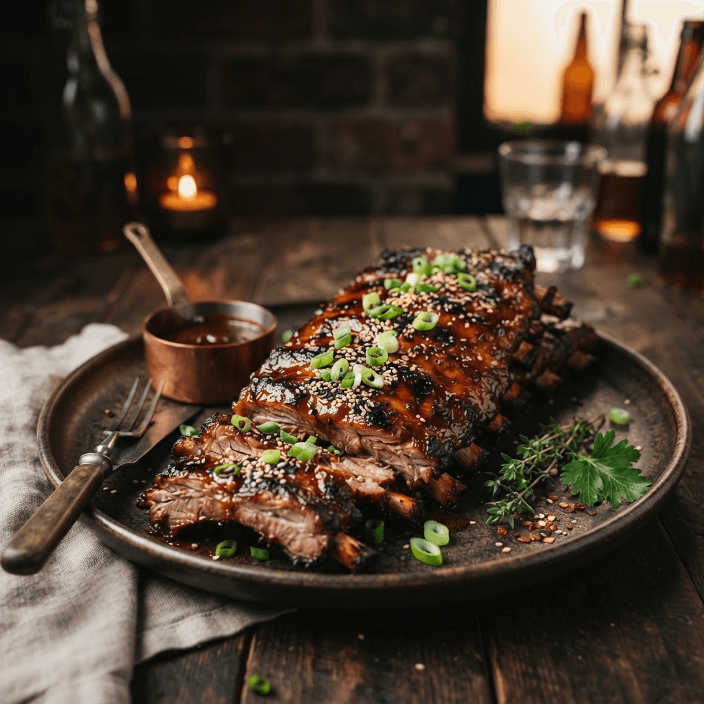 Sticky Caramel Pork Belly